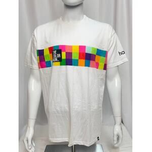 NEW! The Color Run 3k Race Participant White T-Shirt 2XL